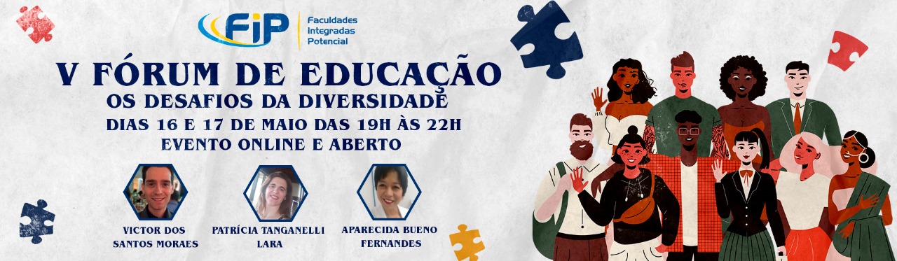 Banner V FÓRUM DE EDUCAÇÃO - OS DESAFIOS DA DIVERSIDADE